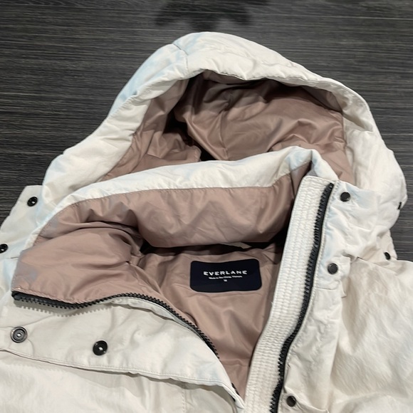 EVERLANE HOODED BELTED COAT SIZE M - Picture 4 of 11